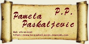 Pamela Paskaljević vizit kartica